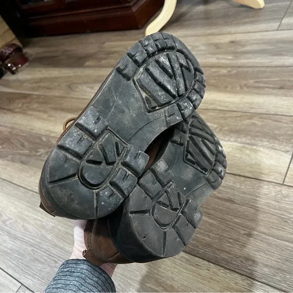 Y2K Brown Leather Clogs - Picture 7 of 7